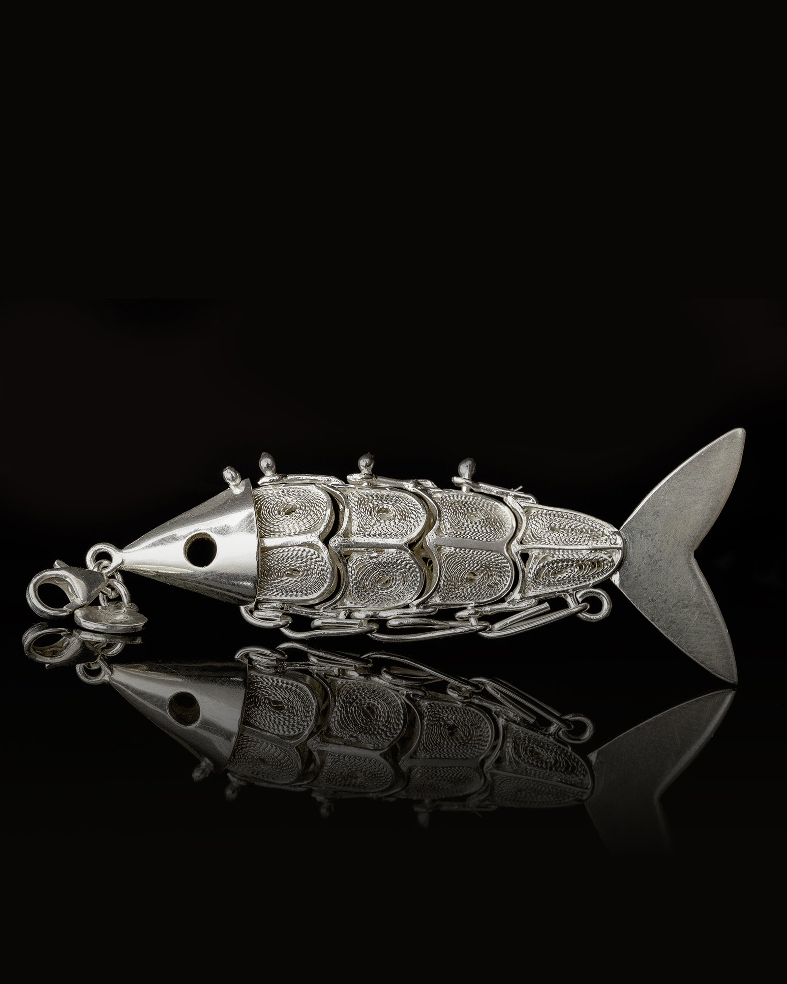 Sardine Silver Pendant – Juliana Bravo Design