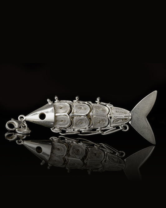 Sardine Silver Pendant